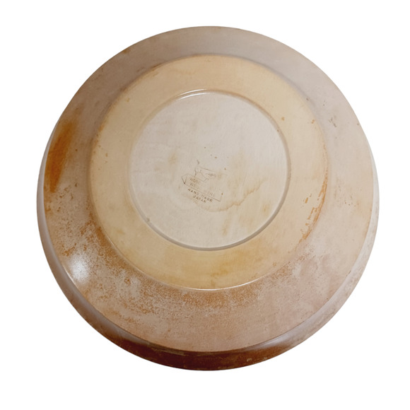 7 PC Wooden Salad Bowl Set Distressed Rustic Retro Wood Handmade Japan Vintage - Picture 15 of 16